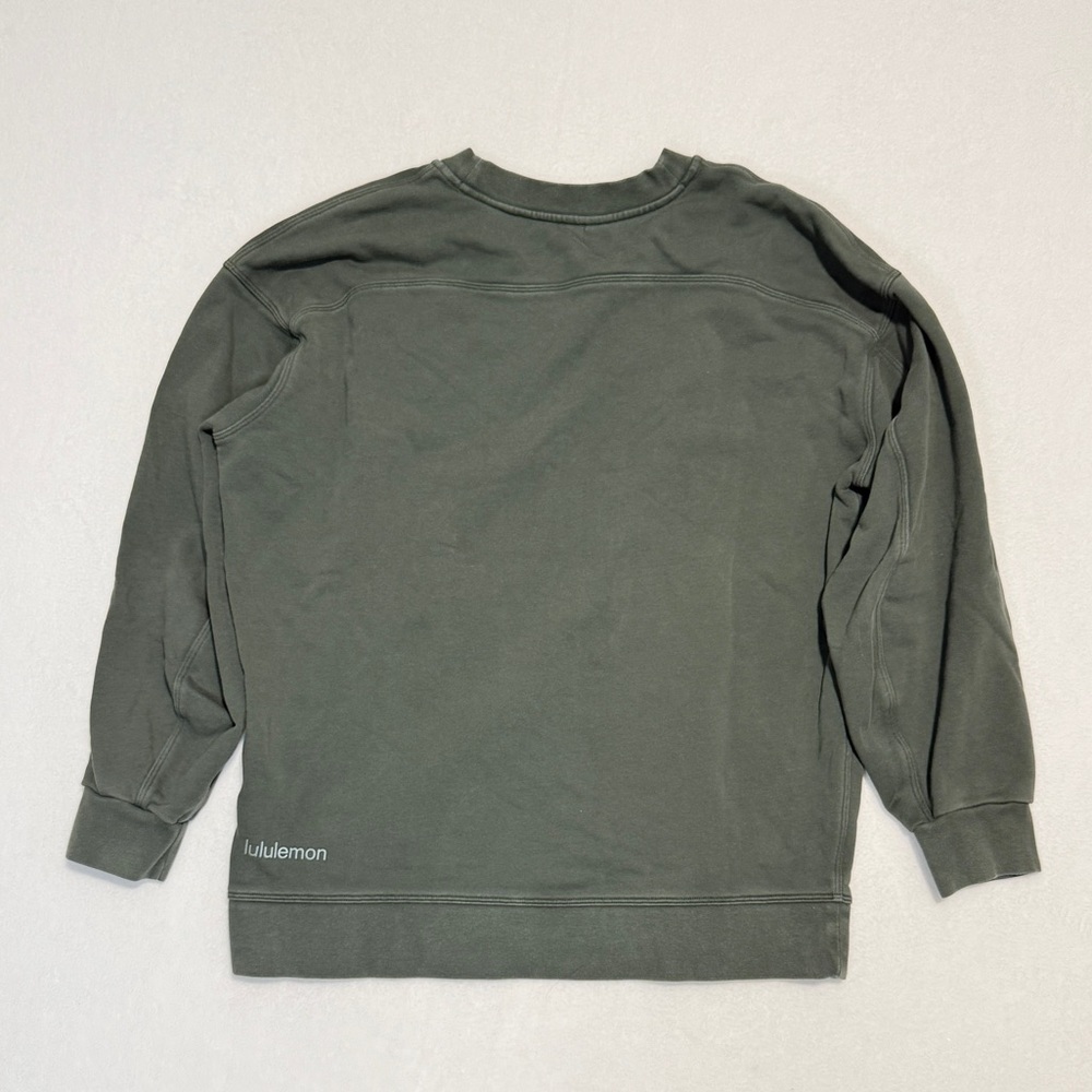 lululemon athletica Women's Green Sweatshirt Size M